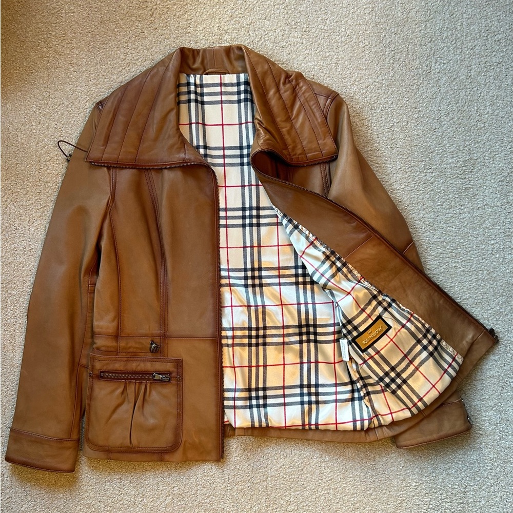 New Custom Made in Turkey Lined Leather Jacket. SUPER FAST SHIPPING